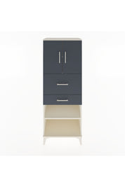 Hyperion Dolap 3 Raflı 2 Çekmeceli 2 Kapaklı 60x44x163 Aytaşı-Antrasit