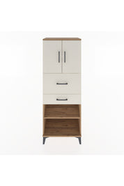 Hyperion Dolap 3 Raflı 2 Çekmeceli 2 Kapaklı 60x44x163 Çam-Aytaşı