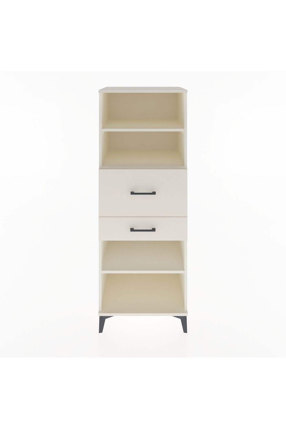 Hyperion Dolap 3 Raflı 2 Çekmeceli 60x44x163 Aytaşı-Aytaşı