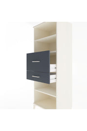 Hyperion Dolap 3 Raflı 2 Çekmeceli 60x44x163 Aytaşı-Antrasit