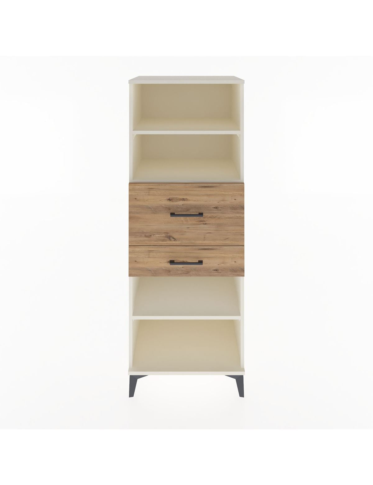 Hyperion Dolap 3 Raflı 2 Çekmeceli 60x44x163 Aytaşı-Çam