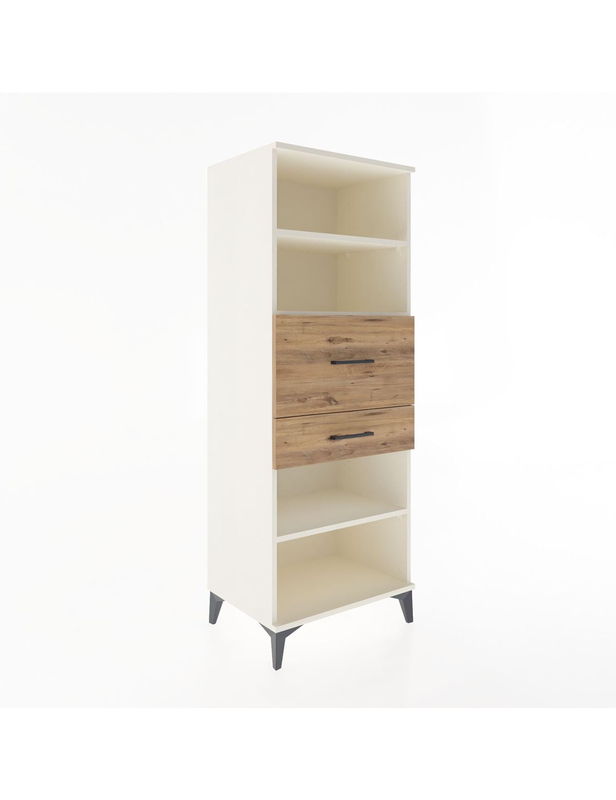 Hyperion Dolap 3 Raflı 2 Çekmeceli 60x44x163 Aytaşı-Çam