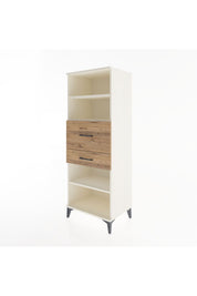 Hyperion Dolap 3 Raflı 2 Çekmeceli 60x44x163 Aytaşı-Çam