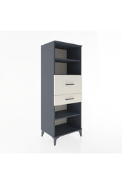 Hyperion Dolap 3 Raflı 2 Çekmeceli 60x44x163 Antrasit-Aytaşı