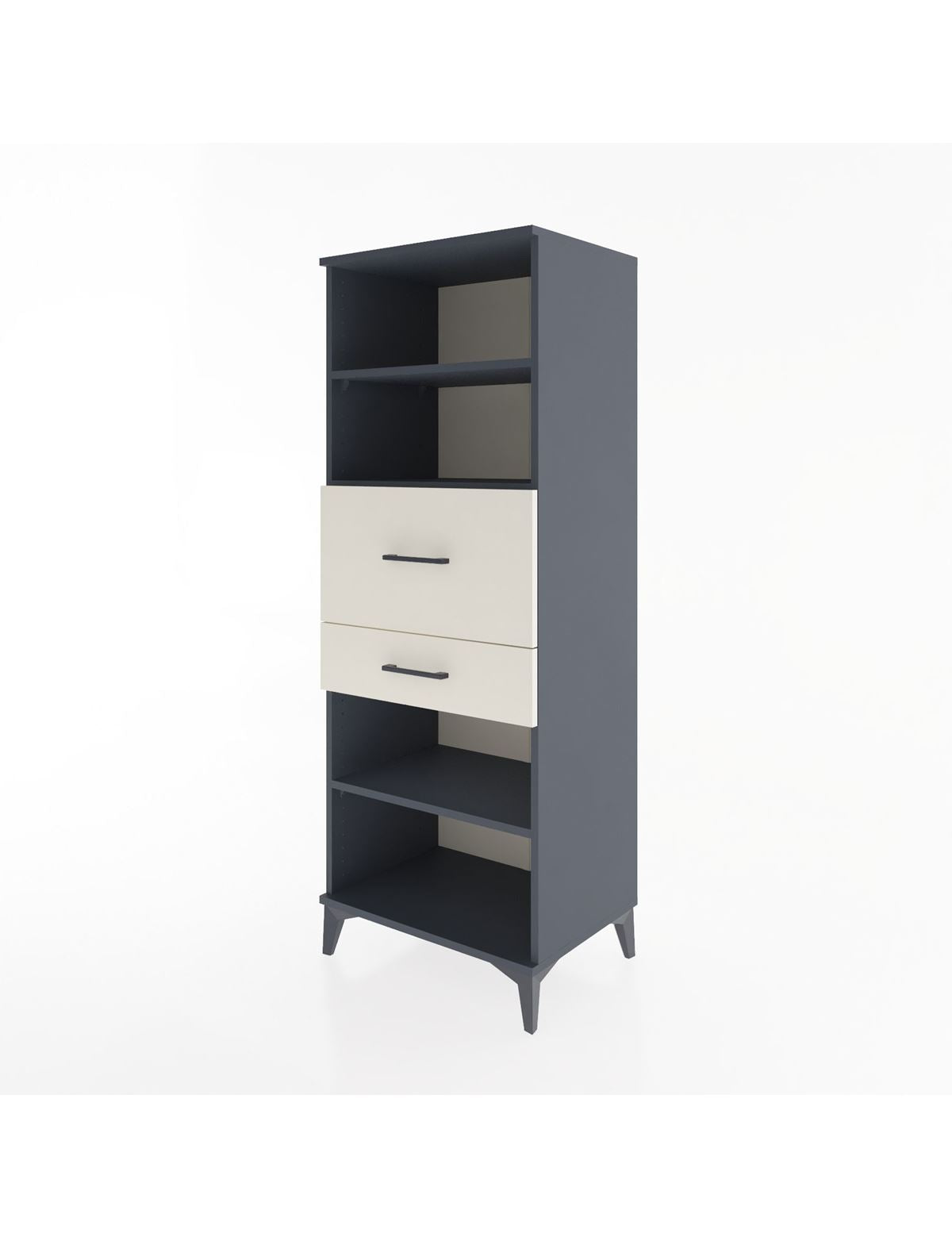Hyperion Dolap 3 Raflı 2 Çekmeceli 60x44x163 - S53M062V4B