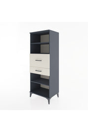 Hyperion Dolap 3 Raflı 2 Çekmeceli 60x44x163 Antrasit-Aytaşı