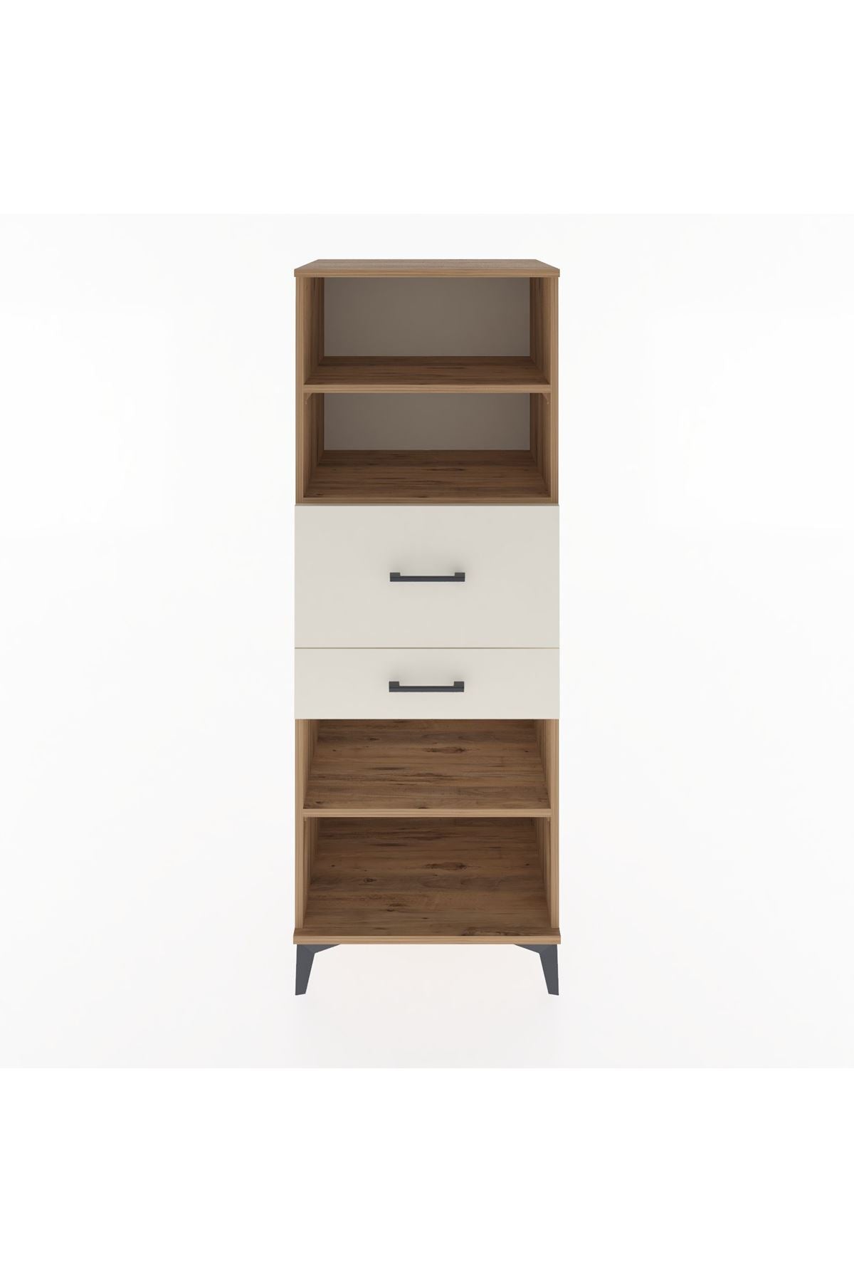 Hyperion Dolap 3 Raflı 2 Çekmeceli 60x44x163 Çam-Aytaşı