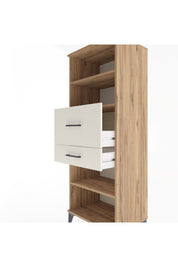 Hyperion Dolap 3 Raflı 2 Çekmeceli 60x44x163 Çam-Aytaşı