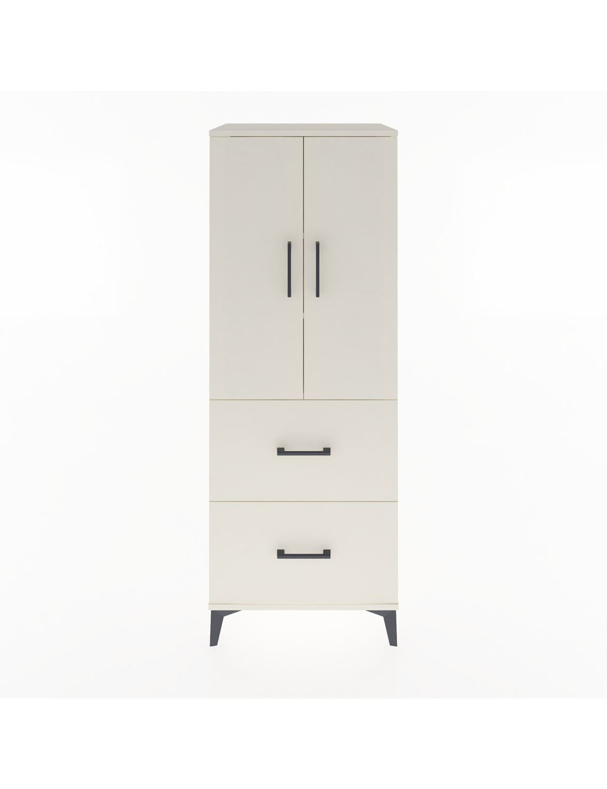 Hyperion Dolap 3 Raflı 2 Çekmeceli 2 Kapaklı 60x44x163 Aytaşı-Aytaşı