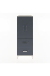 Hyperion Dolap 3 Raflı 2 Çekmeceli 2 Kapaklı 60x44x163 Aytaşı-Antrasit