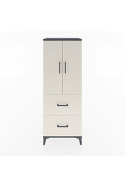 Hyperion Dolap 3 Raflı 2 Çekmeceli 2 Kapaklı 60x44x163 Antrasit-Aytaşı