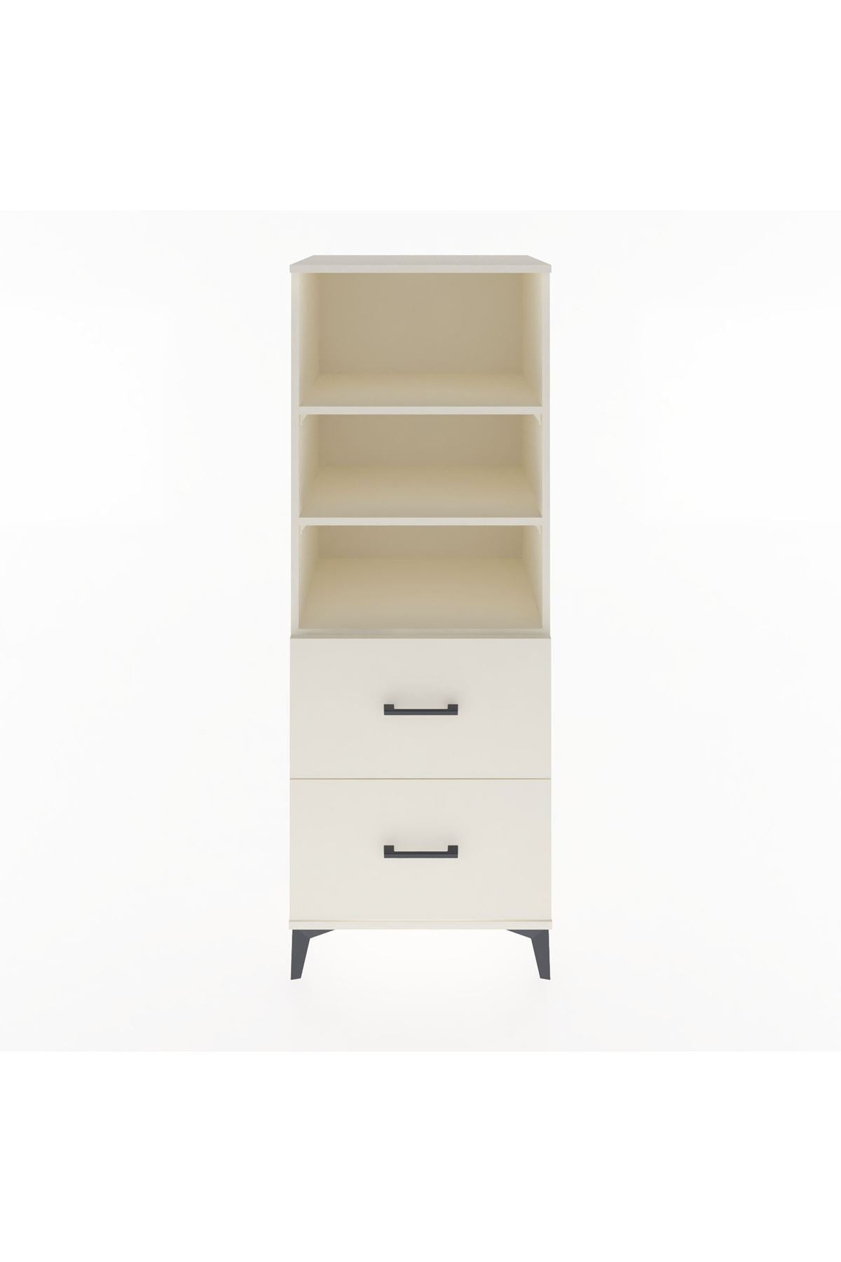 Hyperion Dolap 3 Raflı 2 Çekmeceli 60x44x163 Aytaşı-Aytaşı