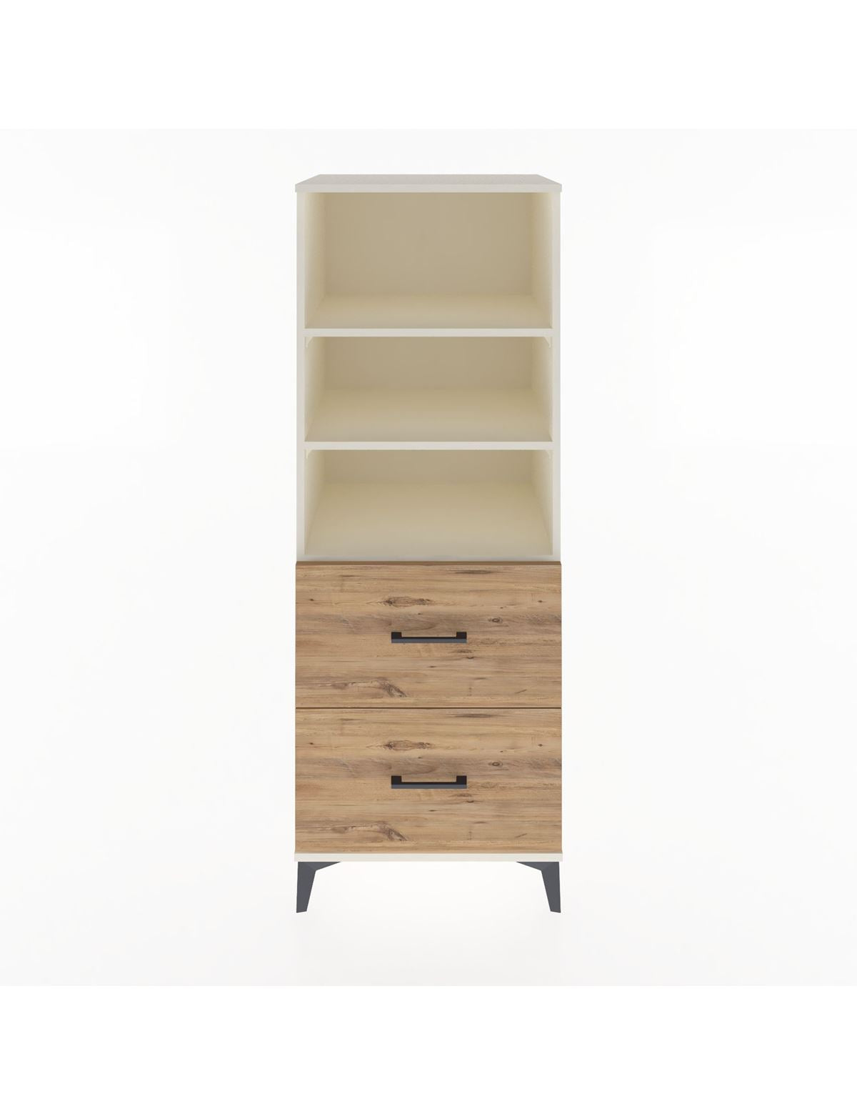 Hyperion Dolap 3 Raflı 2 Çekmeceli 60x44x163 Aytaşı-Çam