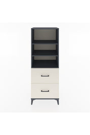 Hyperion Dolap 3 Raflı 2 Çekmeceli 60x44x163 Antrasit-Aytaşı