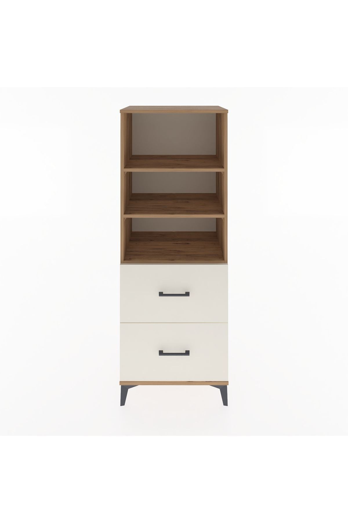 Hyperion Dolap 3 Raflı 2 Çekmeceli 60x44x163 Çam-Aytaşı