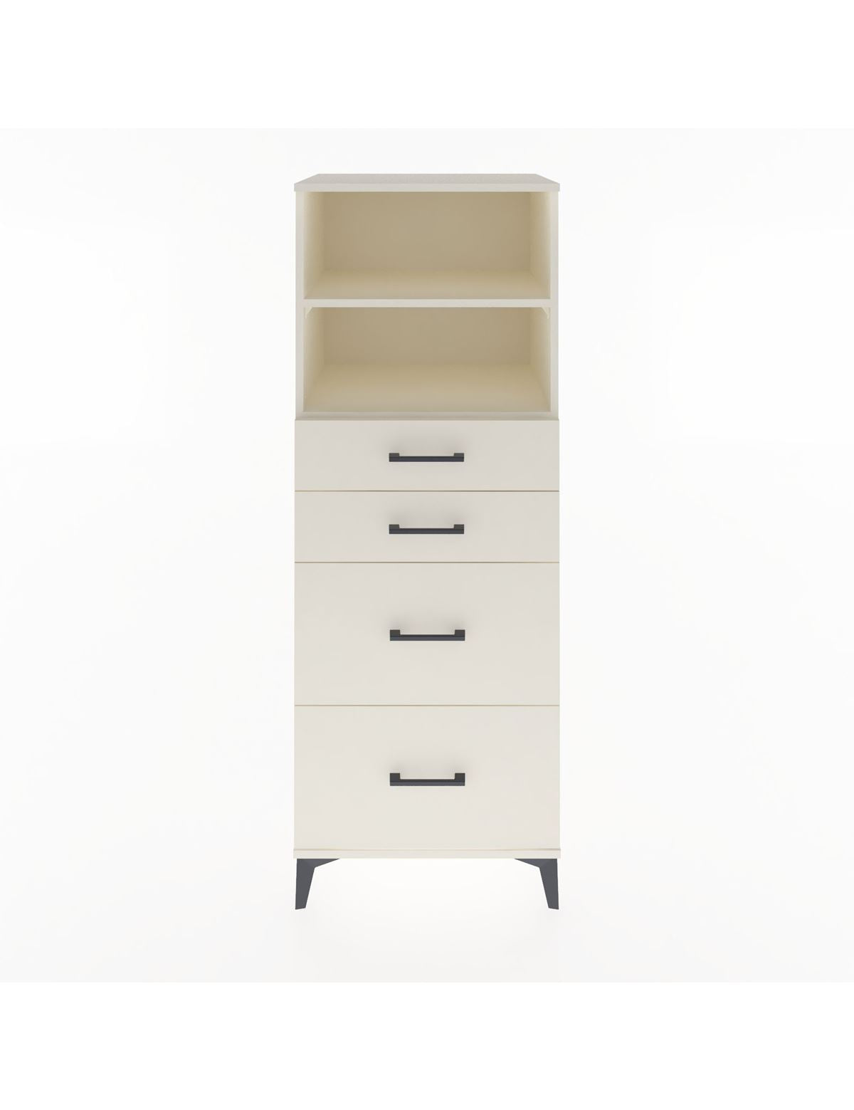 Hyperion Dolap 2 Raflı 4 Çekmeceli 60x44x163 Aytaşı-Aytaşı