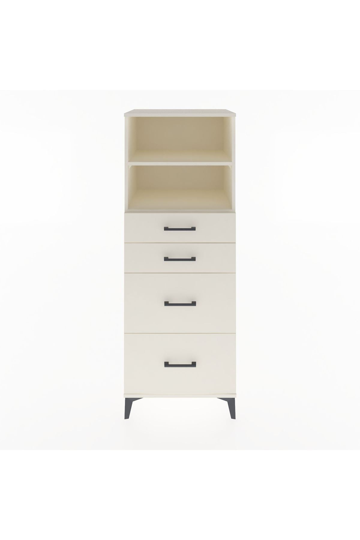 Hyperion Dolap 2 Raflı 4 Çekmeceli 60x44x163 Aytaşı-Aytaşı