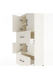 Hyperion Dolap 3 Raflı 2 Çekmeceli 4 Kapaklı 60x44x163 Aytaşı-Aytaşı