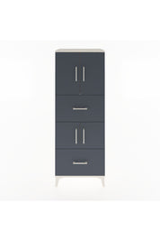 Hyperion Dolap 3 Raflı 2 Çekmeceli 4 Kapaklı 60x44x163 Aytaşı-Antrasit