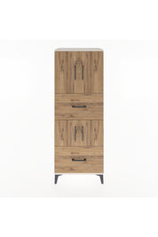 Hyperion Dolap 3 Raflı 2 Çekmeceli 4 Kapaklı 60x44x163 Aytaşı-Çam