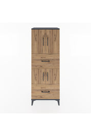 Hyperion Dolap 3 Raflı 2 Çekmeceli 4 Kapaklı 60x44x163 - S53M067V6B