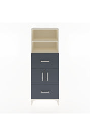 Hyperion Dolap 3 Raflı 2 Çekmeceli 2 Kapaklı 60x44x163 Aytaşı-Antrasit