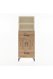 Hyperion Dolap 3 Raflı 2 Çekmeceli 2 Kapaklı 60x44x163 Aytaşı-Çam