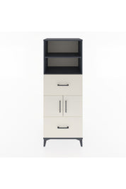 Hyperion Dolap 3 Raflı 2 Çekmeceli 2 Kapaklı 60x44x163 Antrasit-Aytaşı