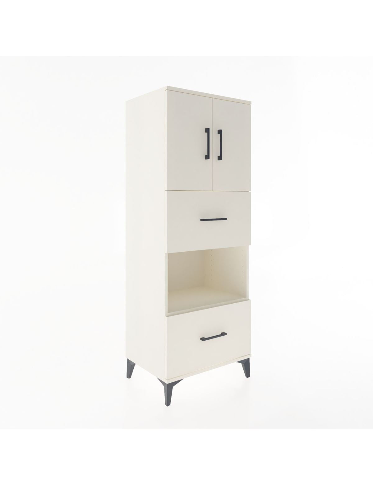 Hyperion Dolap 3 Raflı 2 Çekmeceli 2 Kapaklı 60x44x163 Aytaşı-Aytaşı