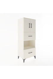 Hyperion Dolap 3 Raflı 2 Çekmeceli 2 Kapaklı 60x44x163 Aytaşı-Aytaşı