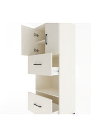 Hyperion Dolap 3 Raflı 2 Çekmeceli 2 Kapaklı 60x44x163 Aytaşı-Aytaşı