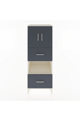 Hyperion Dolap 3 Raflı 2 Çekmeceli 2 Kapaklı 60x44x163
