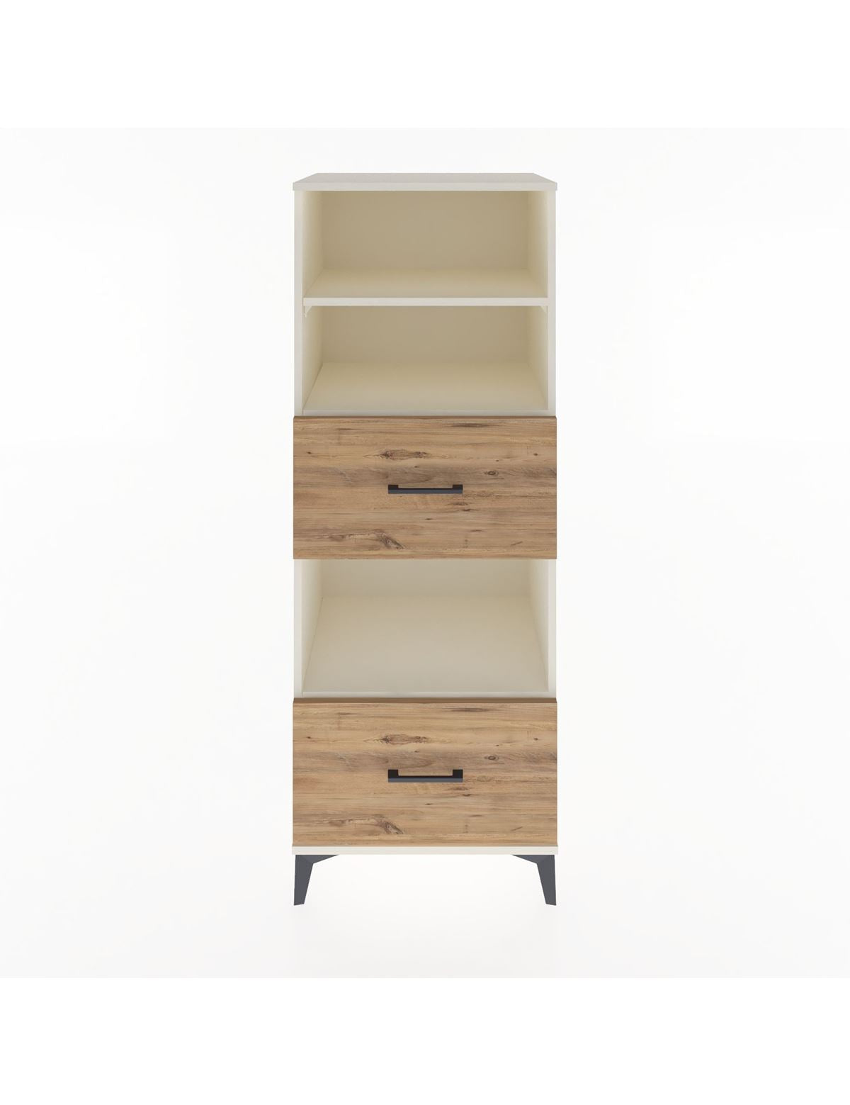 Hyperion Dolap 3 Raflı 2 Çekmeceli 60x44x163 Aytaşı-Çam