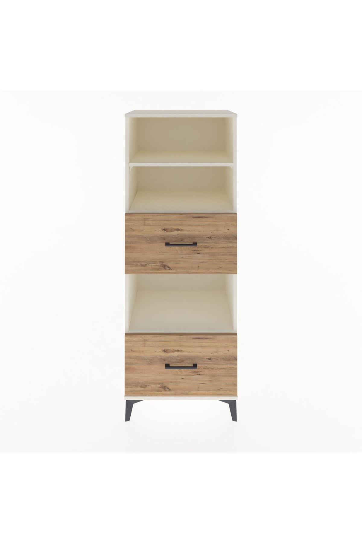 Hyperion Dolap 3 Raflı 2 Çekmeceli 60x44x163 Aytaşı-Çam