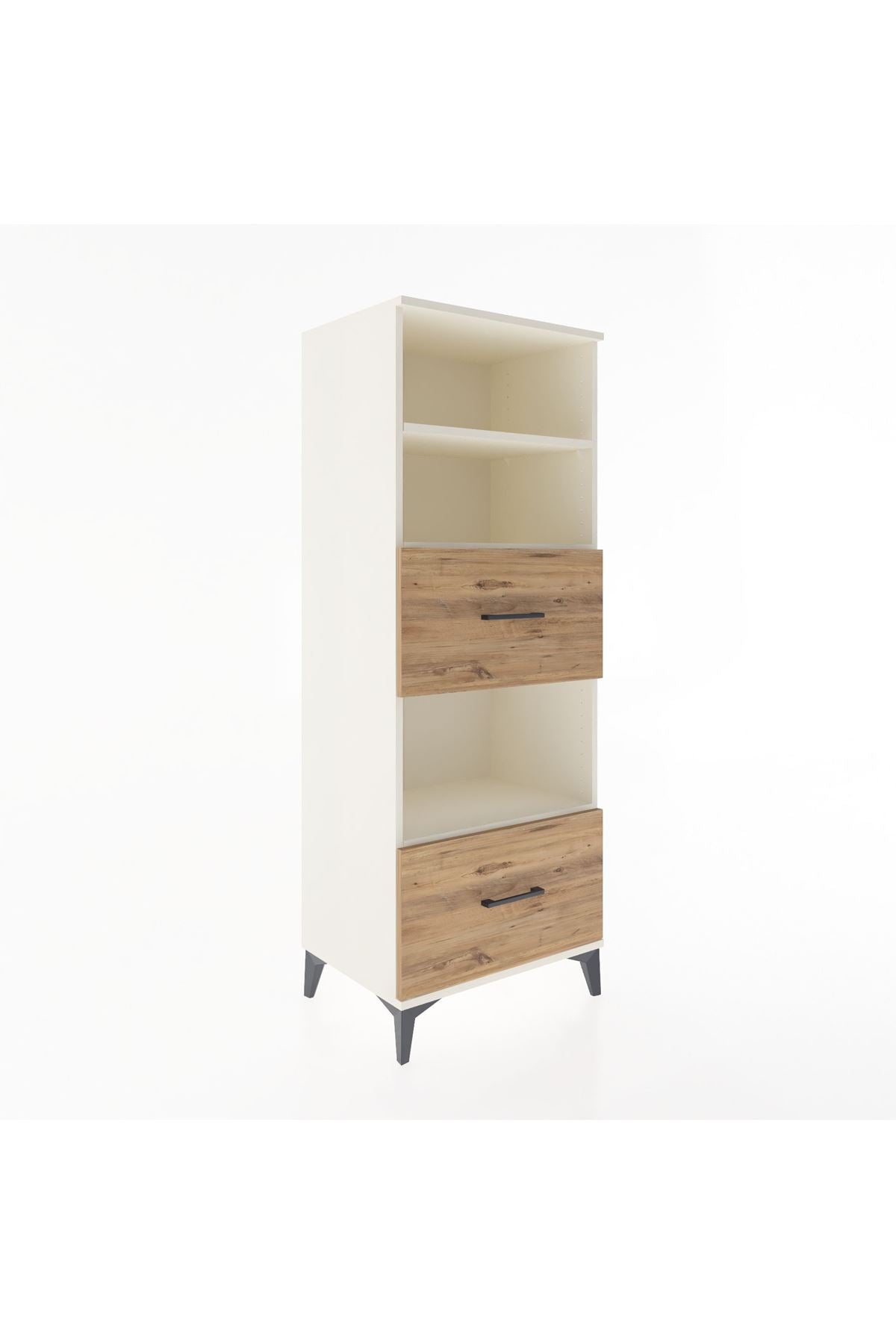 Hyperion Dolap 3 Raflı 2 Çekmeceli 60x44x163 Aytaşı-Çam