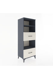 Hyperion Dolap 3 Raflı 2 Çekmeceli 60x44x163 Antrasit-Aytaşı