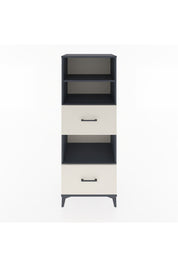 Hyperion Dolap 3 Raflı 2 Çekmeceli 60x44x163 Antrasit-Aytaşı