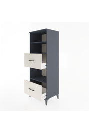 Hyperion Dolap 3 Raflı 2 Çekmeceli 60x44x163 Antrasit-Aytaşı