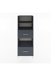 Hyperion Dolap 3 Raflı 2 Çekmeceli 60x44x163 Antrasit-Antrasit