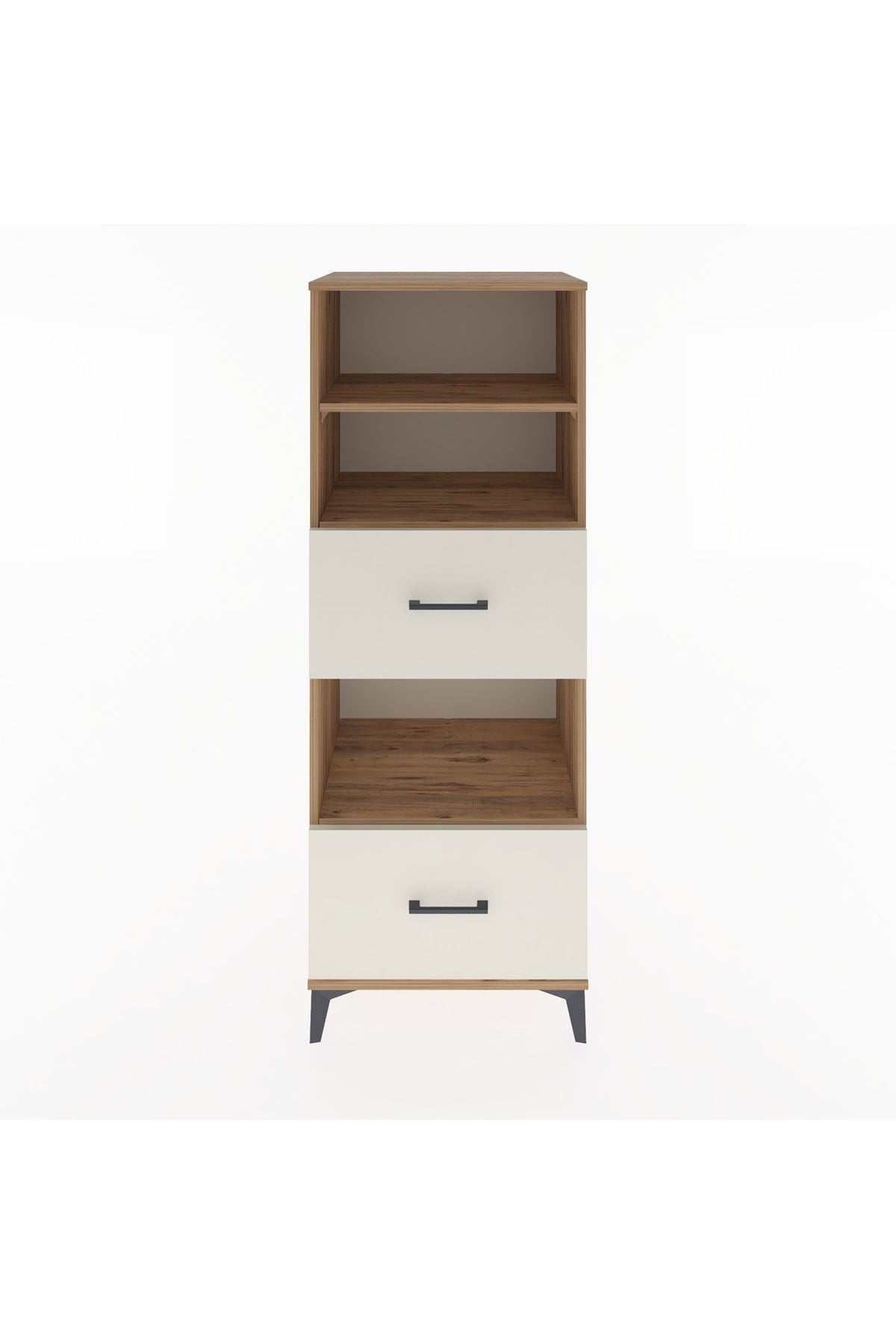 Hyperion Dolap 3 Raflı 2 Çekmeceli 60x44x163 Çam-Aytaşı