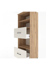 Hyperion Dolap 3 Raflı 2 Çekmeceli 60x44x163 Çam-Aytaşı