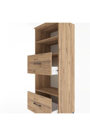 Hyperion Dolap 3 Raflı 2 Çekmeceli 60x44x163 Çam-Çam