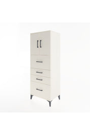 Hyperion Dolap 2 Raflı 4 Çekmeceli 2 Kapaklı 60x44x163 Aytaşı-Aytaşı