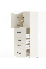 Hyperion Dolap 2 Raflı 4 Çekmeceli 2 Kapaklı 60x44x163 Aytaşı-Aytaşı