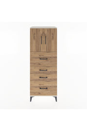 Hyperion Dolap 2 Raflı 4 Çekmeceli 2 Kapaklı 60x44x163 Aytaşı-Çam