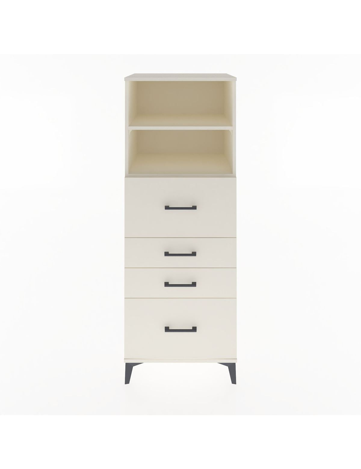 Hyperion Dolap 2 Raflı 4 Çekmeceli 60x44x163 Aytaşı-Aytaşı