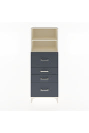 Hyperion Dolap 2 Raflı 4 Çekmeceli 60x44x163 Aytaşı-Antrasit