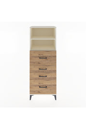 Hyperion Dolap 2 Raflı 4 Çekmeceli 60x44x163 Aytaşı-Çam