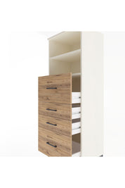 Hyperion Dolap 2 Raflı 4 Çekmeceli 60x44x163 Aytaşı-Çam