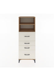 Hyperion Dolap 2 Raflı 4 Çekmeceli 60x44x163 Çam-Aytaşı